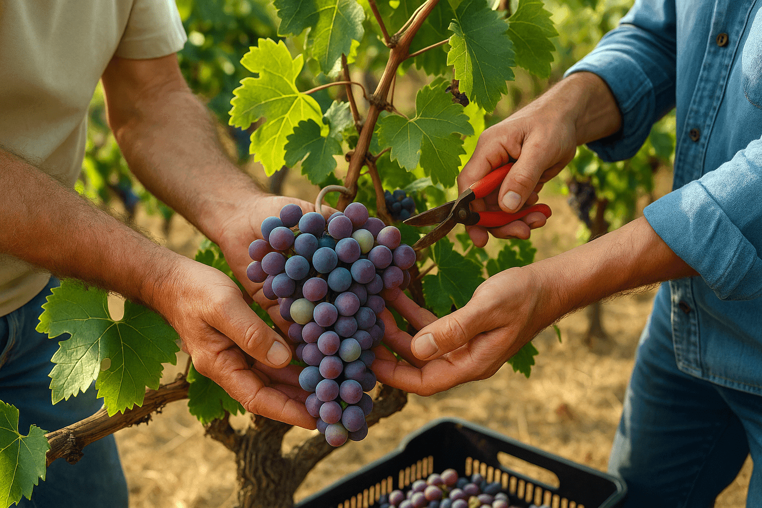 Χειρωνακτικός τρύγος